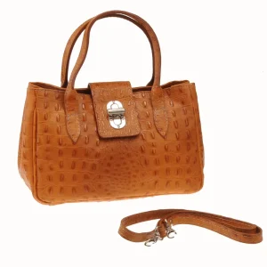 Borsa a bauletto da donna in vera pelle