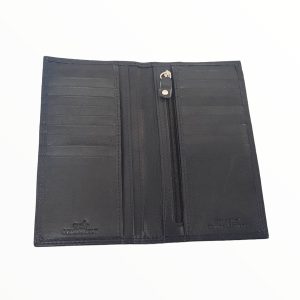 Portafoglio donna Peter Ascot di vera pelle nero